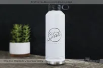 White-40-oz-Metal-Water-Bottle-Silver-Laser-Etching-Stats