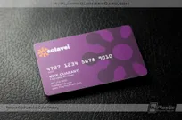 Plastic Business Card With Frosted Finish