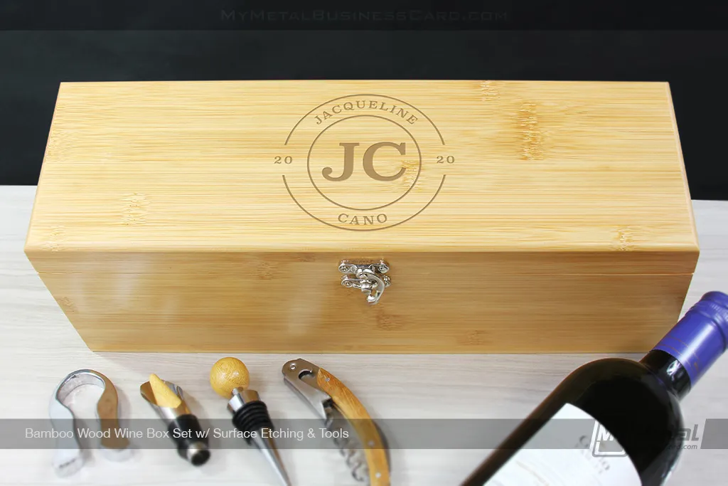 Wine Box & Tools | My Metal Business Card