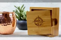 MWBC-Coaster-Set-Bamboo-With-Surface-Etched-Compas-Design