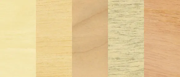 close up of multiple card finishes