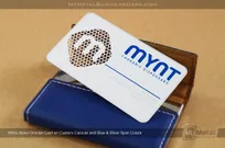 White-Metal-Grinder-Card-Custom-Cutouts-Blue-Silver-Spot-Color-Mynt