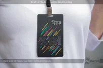 Black-Metal-VIP-Pass-with-custom-cutouts-multiple-color-spot-print-design-event