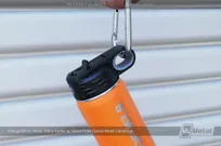 Orange-20-oz-Metal-Water-Bottle-Silver-Polar-Camel-Metal-Carabiner