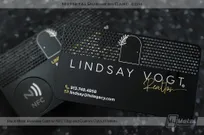 Black-Metal-NFC-Business-Card-for-Realtor-with-Gold-Spot-Color-Silver-Laser-Etch
