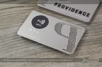 Stainless-Steel-NFC-Business-Card-Custom-Cutouts-Surface-Etching-Spot-Color-Providence