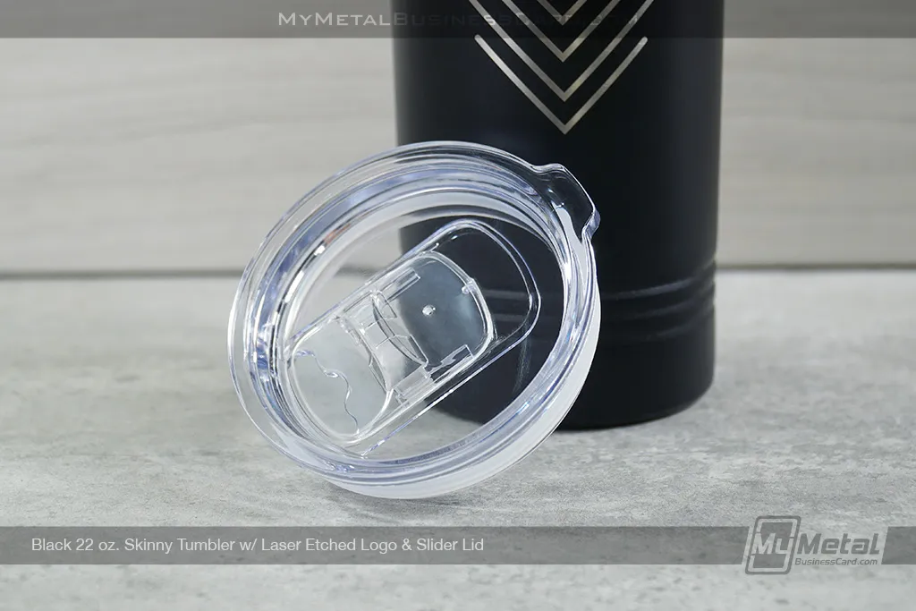 Black-22-oz-Skinny-Tumbler-Laser-Etched-Logo-Slider-Lid