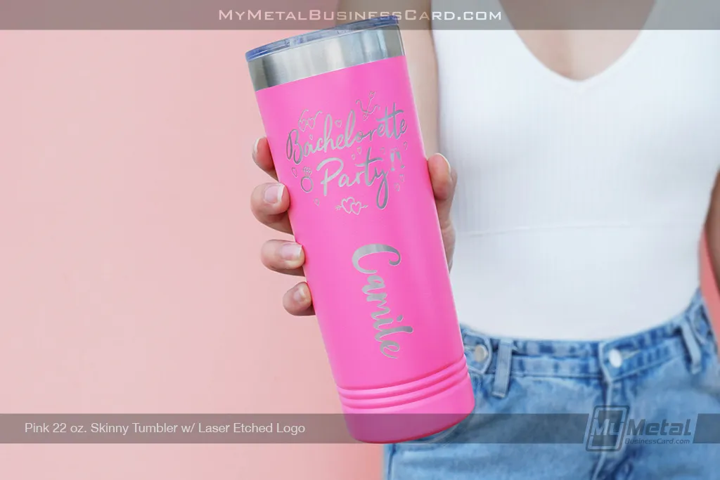 Pink-22-oz-Skinny-Tumbler-Laser-Etched-Logo-Bachelorette