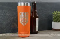 Orange-22-oz-Skinny-Tumbler-Laser-Etched-Logo-Elk-Valley
