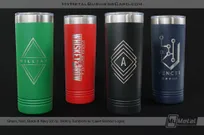 Green-Red-Black-Navy-22-oz-Skinny-Tumblers-Laser-Etched-Logos
