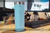 Light-Blue-22-oz-Skinny-Tumbler-Laser-Etched-Logo-Realtor
