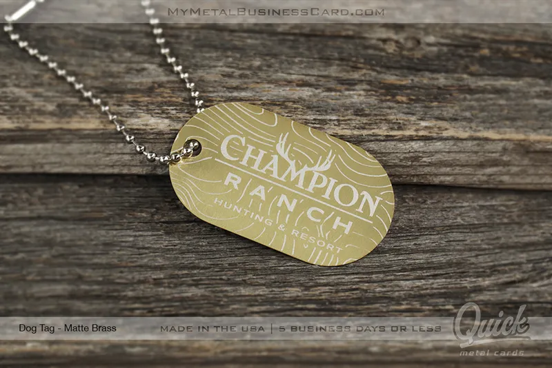 Matte-Brass-Quick-Metal-Dog-Tag-Champion-Ranch