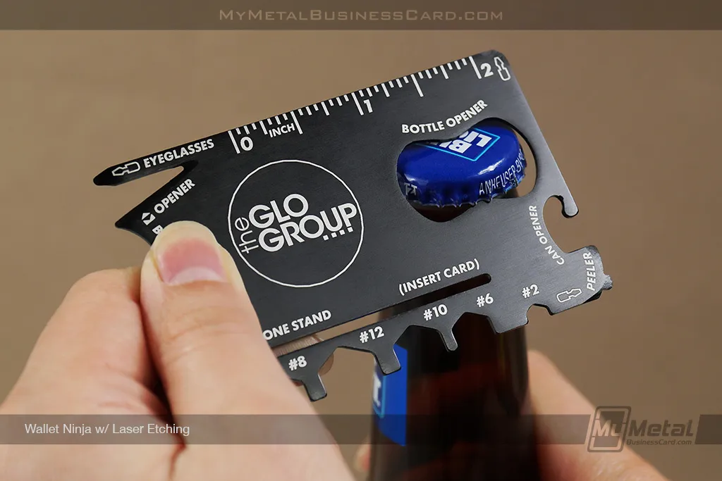 Wallet Ninja® Metal Business Cards