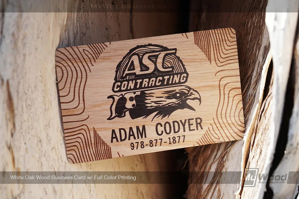 White-Oak-Wood-Business-Card-Full-Color-Printing-ASC