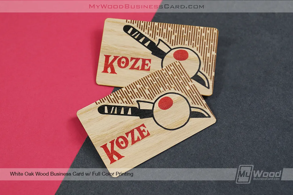 White-Oak-Wood-Business-Card-Full-Color-Printing-Koze