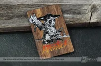 Black-Walnut-Wood-Business-Card-Full-Color-Printing-White-Base-Layer-Samurai