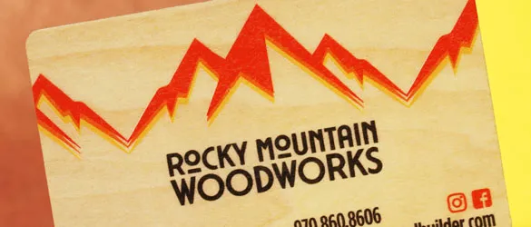 Basswood Card with Vibrant Color Printing