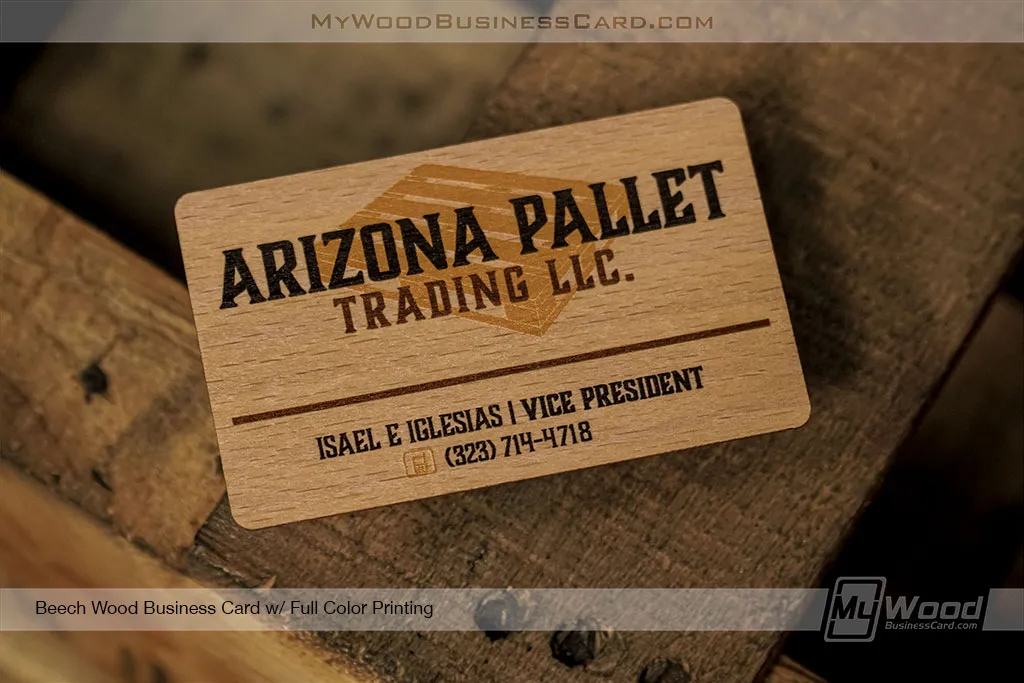 24 Hour Wood Business Cards