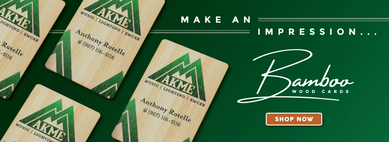 Bamboo Wood Cards