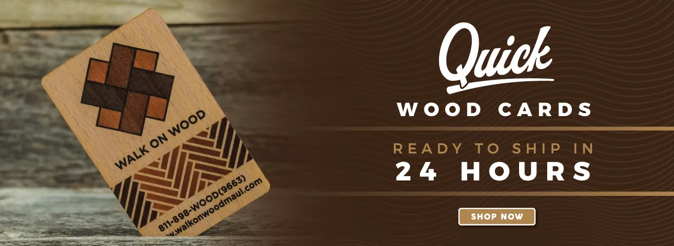 Quick Wood Cards