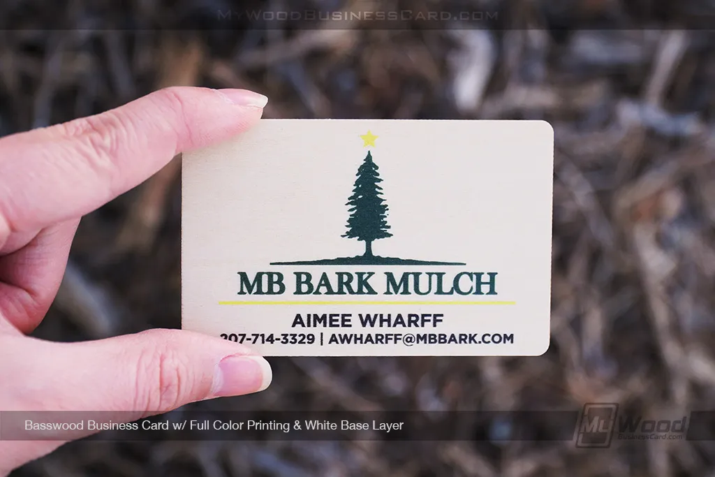 Basswood-Business-Card-Full-Color-Printing-White-Base-Layer-Mulch