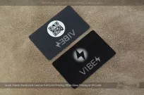 Quick-Plastic-Translucent-Business-Card-Full-Color-Printing-White-Base-Printing-QR-Code-Vibe