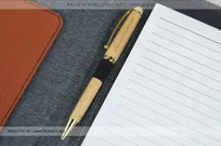 Wood-Pen-Laser-Etched-Logo-Broker