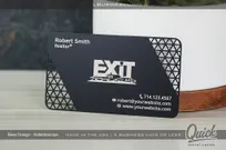 Black-Metal-Quick-Metal-EXIT-Business-Cards-Silver-Laser-Etching-Kaleidoscope