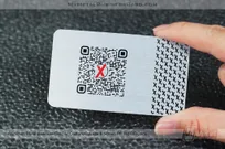 Aluminum-Metal-Business-Card-Custom-Cutouts-Screen-Printed-QR-Code-X