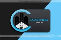 Black-Metal-Business-Card-Custom-Cutout-Silver-Laser-Etching-Spot-Color-Costner-Group