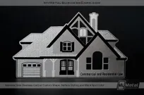 Stainless-Steel-Quick-Metal-Card-With-Custom-Shape-House-For-Realtor.