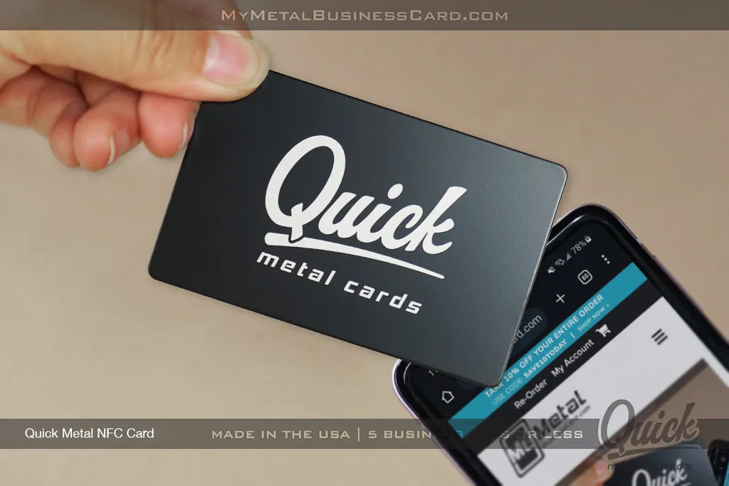 Quick Metal NFC Business Cards