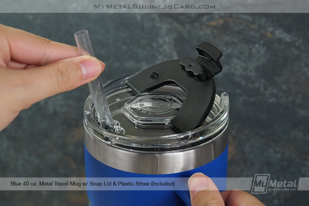 Blue-40-oz-Metal-Travel-Mug-Snap-Lid-Straw