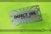 Stainless-Steel-Business-Card-Cutouts-Black-Green-Impact