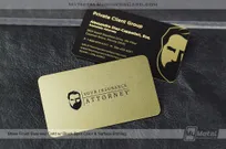 Brass-Finish-Business-Card-Black-Spot-Color-Surface-Etching-Attorney