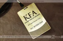 Brass-Finish-VIP-Pass-Shiny-Finish-Cutouts-Etching-Black-KFA