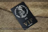 Black-Metal-VIP-Pass-Cutout-Silver-Etch-Black-Reptile