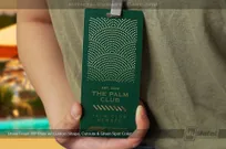 Brass-Finish-VIP-Pass-Custom-Shape-Cutouts-Green-Palm-Club