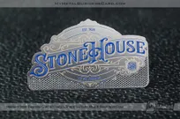 Stainless-Steel-Business-Card-Custom-Shape-Cutouts-Blue-Beige-StoneHouse