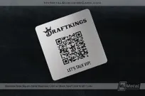 Stainless-Steel-Square-Metal-Business-Card-Black-Spot-Color-QR-Code-Draftkings