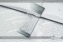 Stainless-Steel-Metal-Bookmark-Custom-Cutouts-Surface-Etching-Baylor