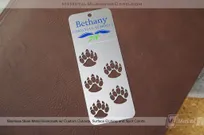 Stainless-Steel-Metal-Bookmark-Custom-Cutouts-Surface-Etching-Spot-Colors-Bethany