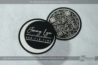Black-Metal-Business-Card-Silver-Laser-Etching-QR-Code-Jenny