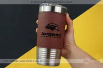 20-oz-Leatherette-Basketball-Tumbler-Laser-Etched-Logo-SouthernMiss
