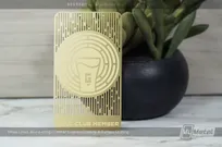 Brass-Membership-Card-Cutouts-Etching-G-Gold
