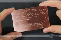 Copper-Finish-Metal-Membership-Card-Surface-Etch-Atlanta
