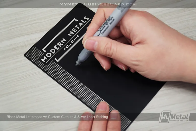 Black-Metal-Letterhead-Cutouts-Silver-Etch-Modern-Metals