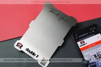 Stainless-Steel-Letterhead-Brushed-Custom-Shape-Black-Red-RR-QR-Code