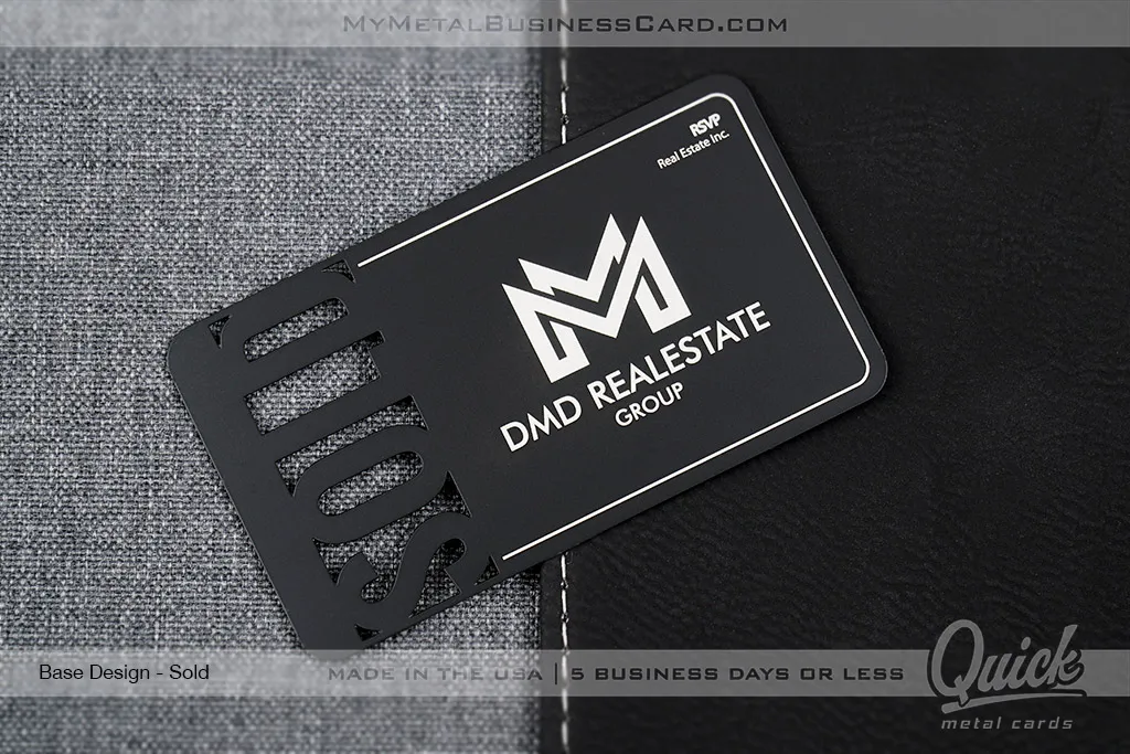 Black-Quick-Metal-Sold-Business-Card-for-Realtor-with-Sleek-Design