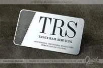 Stainless-Steel-Quick-Metal-Business-Card-with-Cutout-Design-for-Railroad-Company